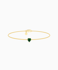 Zambian Lab Emerald / Heart (NS) / 0.3ct / 16.5cm