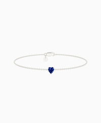 Royal Blue Lab Sapphire / Heart (NS) / 0.3ct / 16.5cm