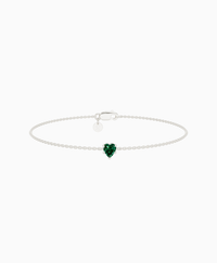 Zambian Lab Emerald / Heart (NS) / 0.3ct / 16.5cm
