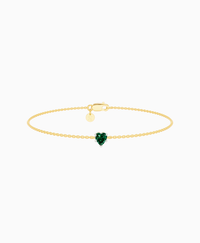 Zambian Lab Emerald / Heart (NS) / 0.3ct / 16.5cm