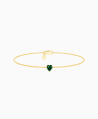 Zambian Lab Emerald / Heart (NS) / 0.3ct / 16.5cm
