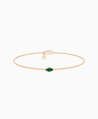 Prong Solitaire Bracelet - 14K Rose Gold