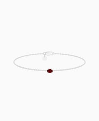 Pigeon Blood Lab Ruby / Oval (EW) / 0.15ct / 16.5cm