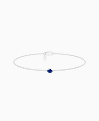 Royal Blue Lab Sapphire / Oval (EW) / 0.15ct / 16.5cm