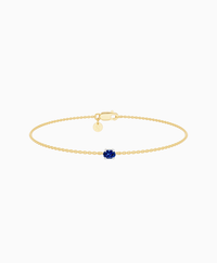 Royal Blue Lab Sapphire / Oval (EW) / 0.15ct / 16.5cm
