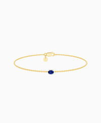 Royal Blue Lab Sapphire / Oval (EW) / 0.15ct / 16.5cm