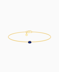 Royal Blue Lab Sapphire / Oval (EW) / 0.15ct / 16.5cm