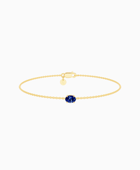Royal Blue Lab Sapphire / Oval (EW) / 0.3ct / 16.5cm