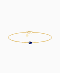 Royal Blue Lab Sapphire / Pear (EW) / 0.15ct / 16.5cm