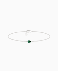 Zambian Lab Emerald / Pear (EW) / 0.15ct / 16.5cm