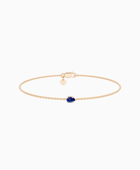 Royal Blue Lab Sapphire / Pear (EW) / 0.15ct / 16.5cm
