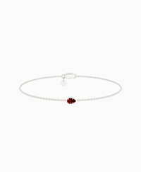Pigeon Blood Lab Ruby / Pear (EW) / 0.15ct / 16.5cm