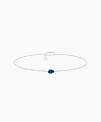 Royal Blue Lab Sapphire / Pear (EW) / 0.15ct / 16.5cm