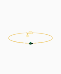 Zambian Lab Emerald / Pear (EW) / 0.15ct / 16.5cm