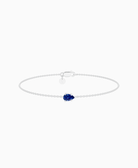 Royal Blue Lab Sapphire / Pear (EW) / 0.3ct / 16.5cm