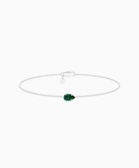 Zambian Lab Emerald / Pear (EW) / 0.3ct / 16.5cm