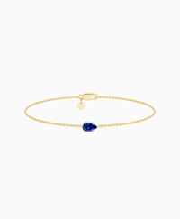 Royal Blue Lab Sapphire / Pear (EW) / 0.3ct / 16.5cm