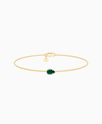 Zambian Lab Emerald / Pear (EW) / 0.3ct / 16.5cm