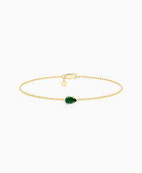 Zambian Lab Emerald / Pear (EW) / 0.3ct / 16.5cm