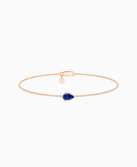 Royal Blue Lab Sapphire / Pear (EW) / 0.3ct / 16.5cm