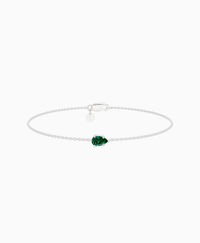 Zambian Lab Emerald / Pear (EW) / 0.3ct / 16.5cm