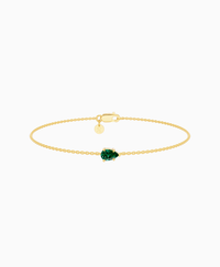 Zambian Lab Emerald / Pear (EW) / 0.3ct / 16.5cm
