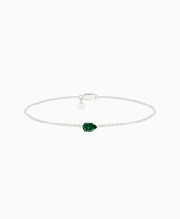 Zambian Lab Emerald / Pear (EW) / 0.3ct / 16.5cm