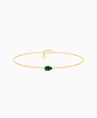 Zambian Lab Emerald / Pear (EW) / 0.3ct / 16.5cm