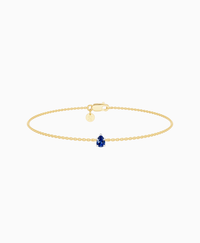 Royal Blue Lab Sapphire / Pear (NS) / 0.15ct / 16.5cm