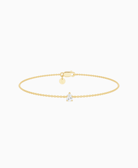 White Lab Diamond / Pear (NS) / 0.15ct / 16.5cm