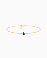 Zambian Lab Emerald / Pear (NS) / 0.15ct / 16.5cm