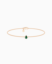 Zambian Lab Emerald / Pear (NS) / 0.15ct / 16.5cm