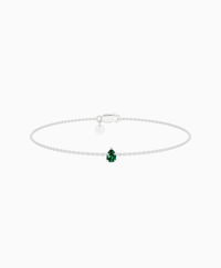Zambian Lab Emerald / Pear (NS) / 0.15ct / 16.5cm