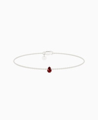 Pigeon Blood Lab Ruby / Pear (NS) / 0.15ct / 16.5cm