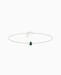 Zambian Lab Emerald / Pear (NS) / 0.15ct / 16.5cm