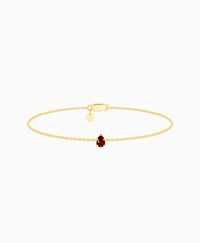 Pigeon Blood Lab Ruby / Pear (NS) / 0.15ct / 16.5cm