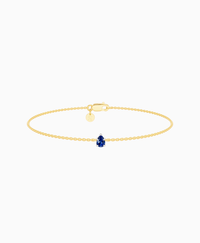 Royal Blue Lab Sapphire / Pear (NS) / 0.15ct / 16.5cm