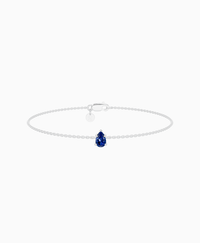 Royal Blue Lab Sapphire / Pear (NS) / 0.3ct / 16.5cm