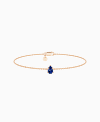 Royal Blue Lab Sapphire / Pear (NS) / 0.3ct / 16.5cm