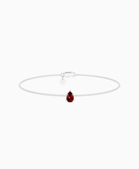 Pigeon Blood Lab Ruby / Pear (NS) / 0.3ct / 16.5cm
