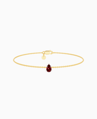 Pigeon Blood Lab Ruby / Pear (NS) / 0.3ct / 16.5cm