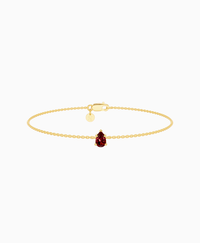 Pigeon Blood Lab Ruby / Pear (NS) / 0.3ct / 16.5cm