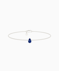 Royal Blue Lab Sapphire / Pear (NS) / 0.3ct / 16.5cm