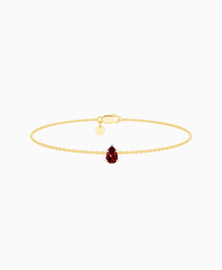 Pigeon Blood Lab Ruby / Pear (NS) / 0.3ct / 16.5cm