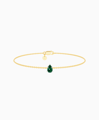 Zambian Lab Emerald / Pear (NS) / 0.3ct / 16.5cm