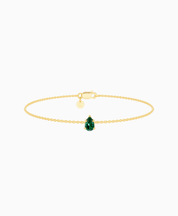 Zambian Lab Emerald / Pear (NS) / 0.3ct / 16.5cm