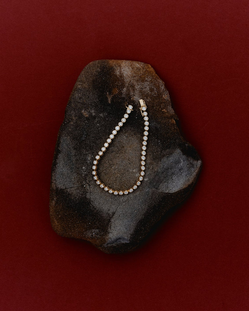 9K Yellow Gold / White Lab Diamond / 2TCW