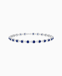 Royal Blue Lab Sapphire / 16.5cm