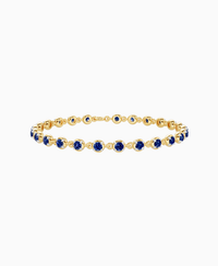 Royal Blue Lab Sapphire / 16.5cm