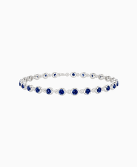 Royal Blue Lab Sapphire / 16.5cm